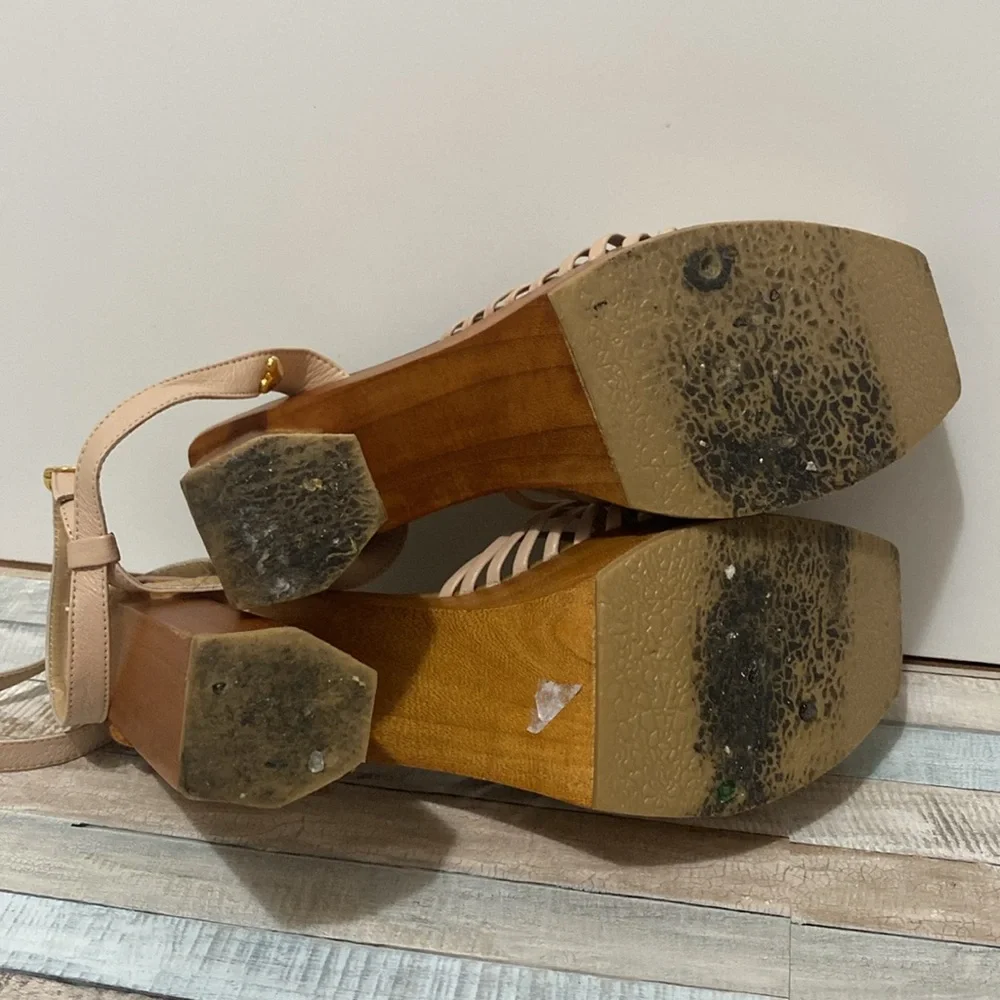 Nataly Mendez Wooden Block Heel Sandals - Picture 8 of 16